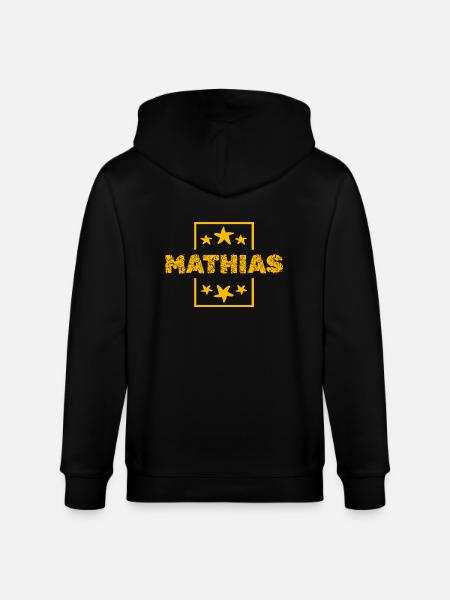 Mathias as Mathias - Stanley/Stella CULTIVATOR Unisex Organic Hooded Jacket - black