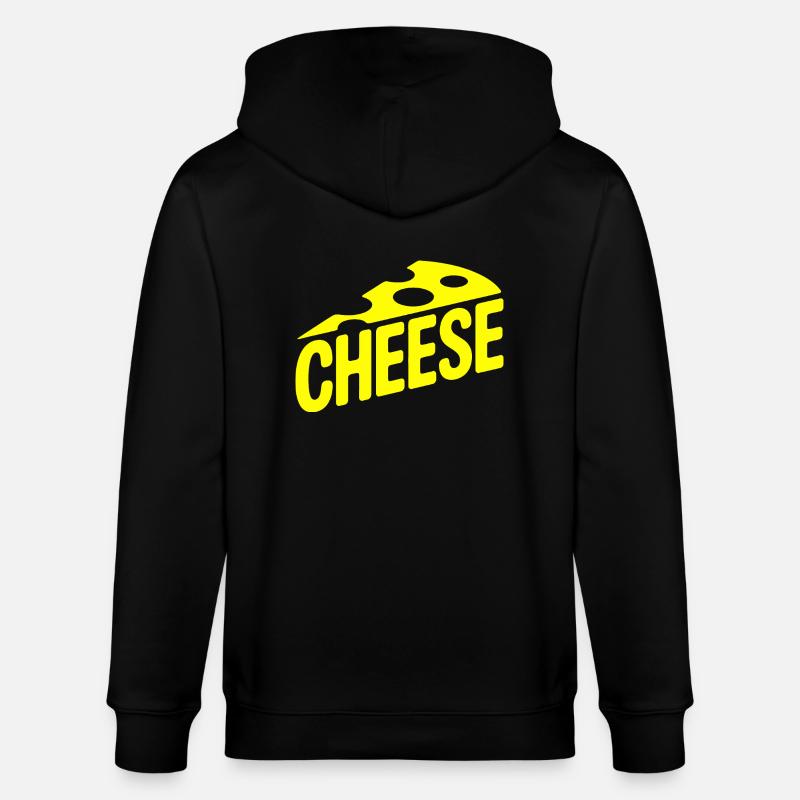 Fromage - Cool Dairy Logo - Veste à capuche bio CULTIVATOR Stanley/Stella Unisexe - noir