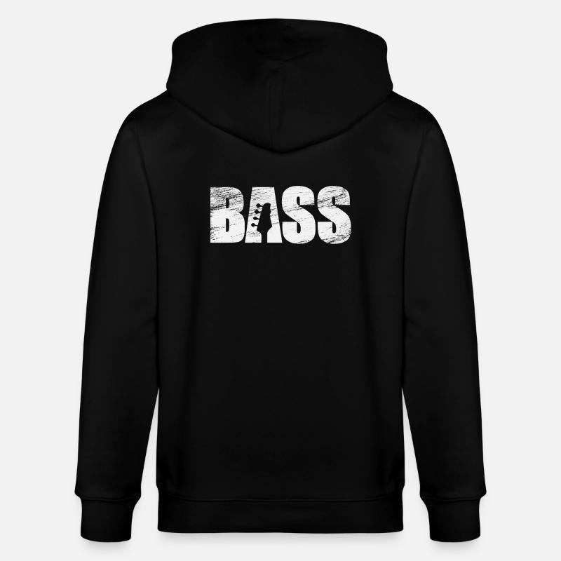 bass - Stanley/Stella Unisex Bio-Kapuzenjacke CULTIVATOR - Schwarz