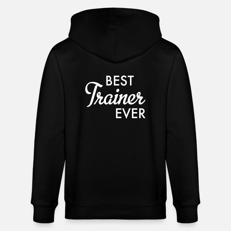 best trainer ever - Veste à capuche bio CULTIVATOR Stanley/Stella Unisexe - noir