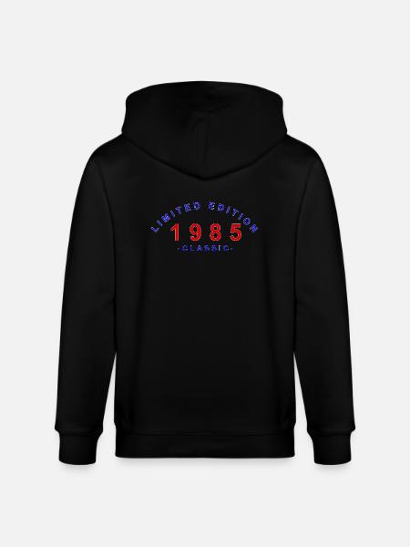 1985 Édition limitée - Veste à capuche bio CULTIVATOR Stanley/Stella Unisexe - noir