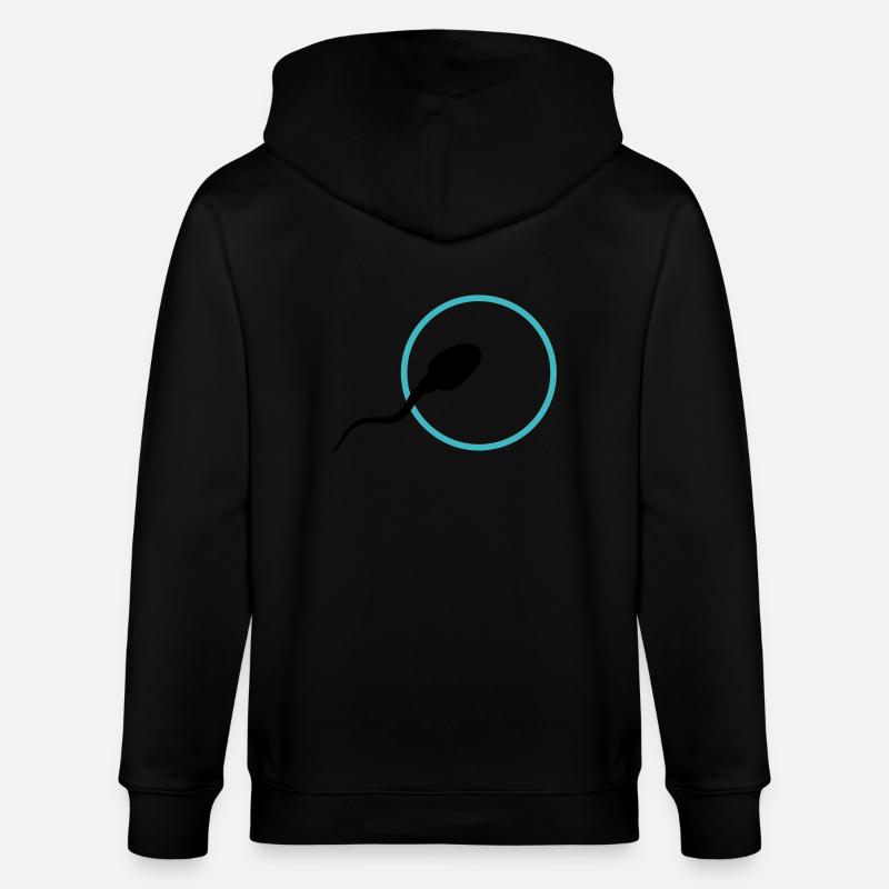 sperm3 - Veste à capuche bio CULTIVATOR Stanley/Stella Unisexe - noir