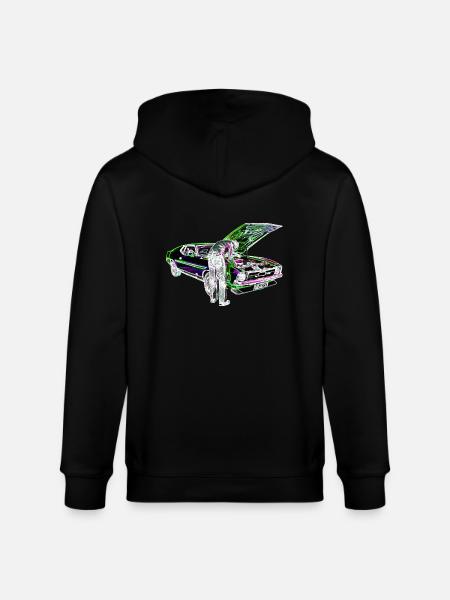 Schrauber Iinvert - Stanley/Stella Unisex Bio-Kapuzenjacke CULTIVATOR - Schwarz