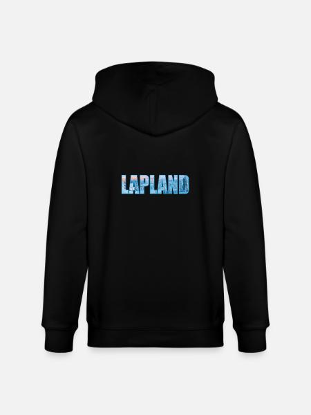 LAPLAND FINLAND - Stanley/Stella CULTIVATOR Unisex Organic Hooded Jacket - black