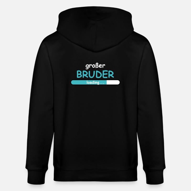 Großer Bruder - Stanley/Stella Unisex Bio-Kapuzenjacke CULTIVATOR  - Schwarz