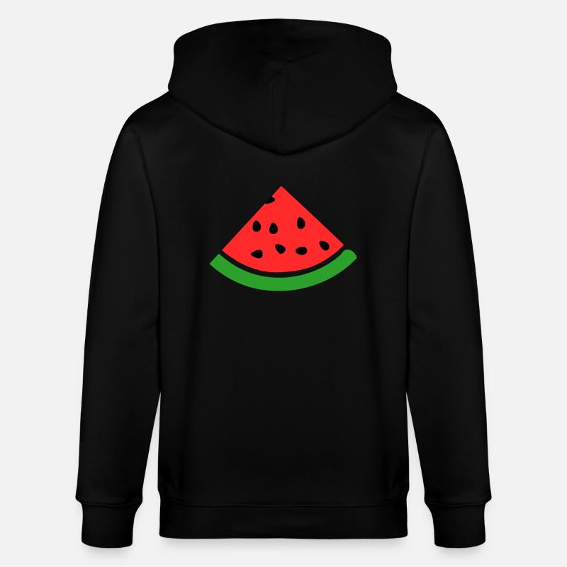 Melon pastèque - Veste à capuche bio CULTIVATOR Stanley/Stella Unisexe - noir