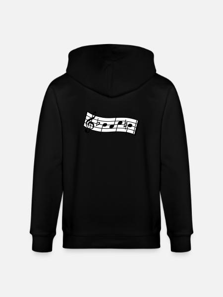 bach - Stanley/Stella Unisex Bio-Kapuzenjacke CULTIVATOR  - Schwarz