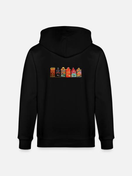 hot spot Amsterdam - Stanley/Stella CULTIVATOR Unisex Organic Hooded Jacket - black