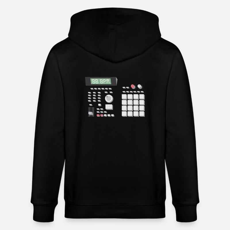 88 BPM MPC 2000 - Stanley/Stella Unisex Bio-Kapuzenjacke CULTIVATOR  - Schwarz