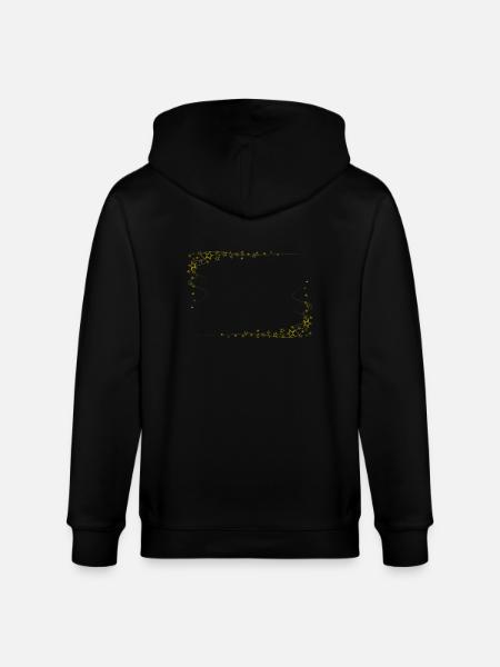Sternrahmen Gold - Stanley/Stella Unisex Bio-Kapuzenjacke CULTIVATOR  - Schwarz