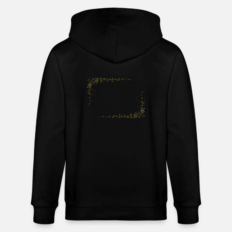 Sternrahmen Gold - Stanley/Stella Unisex Bio-Kapuzenjacke CULTIVATOR  - Schwarz