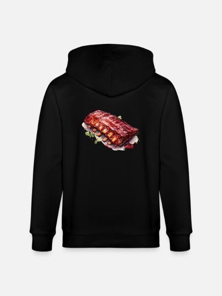 Spareribs - Stanley/Stella Unisex Bio-Kapuzenjacke CULTIVATOR  - Schwarz