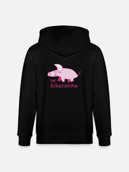 The Schweinhorn - Stanley/Stella Unisex Bio-Kapuzenjacke CULTIVATOR - Schwarz