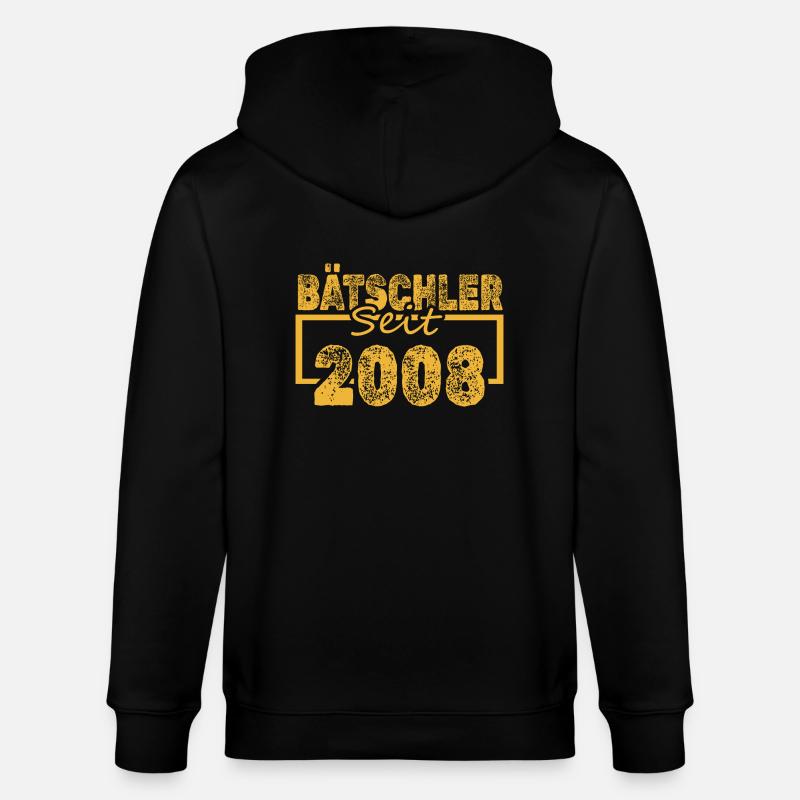Bachelor 2008 - Stanley/Stella Unisex Bio-Kapuzenjacke CULTIVATOR  - Schwarz