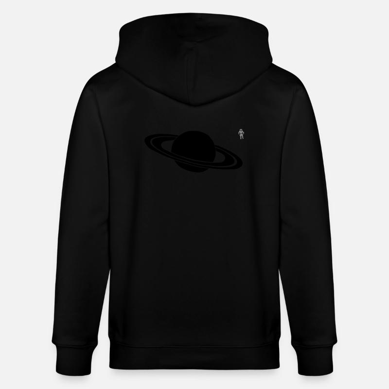Saturn - Astronaut - Space - Veste à capuche bio CULTIVATOR Stanley/Stella Unisexe - noir