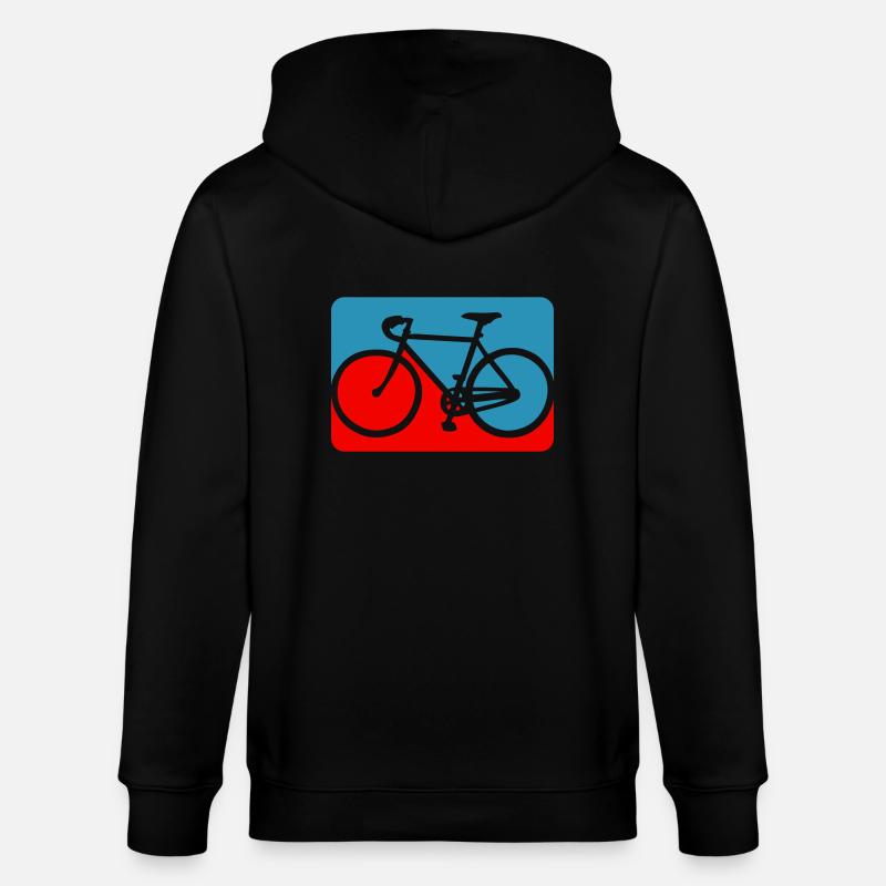 vélo de course - Veste à capuche bio CULTIVATOR Stanley/Stella Unisexe - noir