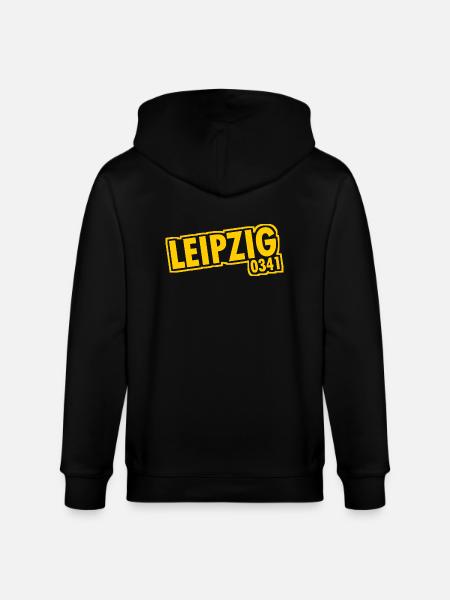 Leipzig - 0341 - Area Code - Saxony - Stanley/Stella CULTIVATOR  Unisex Organic Hooded Jacket - black