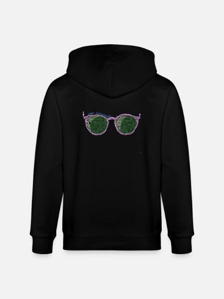 Laby Sonnenbrille 2 - Stanley/Stella Unisex Bio-Kapuzenjacke CULTIVATOR  - Schwarz