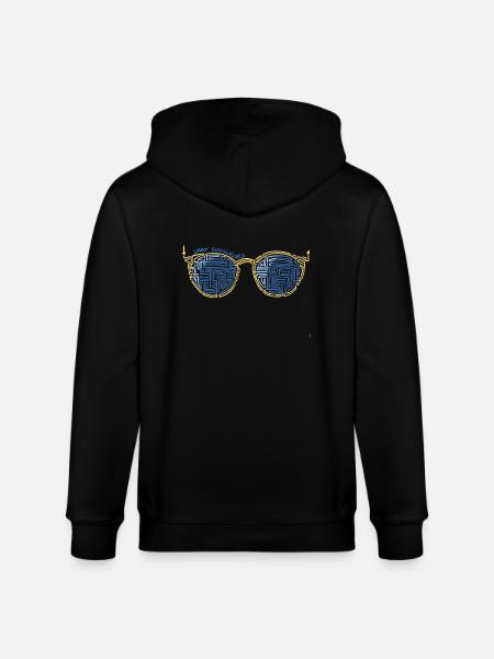 Laby Sunglasses 1 - Stanley/Stella CULTIVATOR  Unisex Organic Hooded Jacket - black