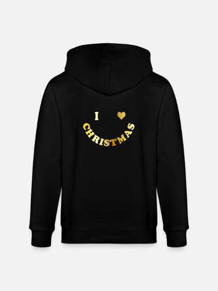 Christmas - Stanley/Stella CULTIVATOR Unisex Organic Hooded Jacket - black
