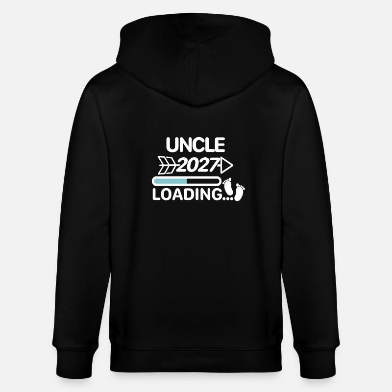 Uncle 2027 - Stanley/Stella Unisex Bio-Kapuzenjacke CULTIVATOR  - Schwarz