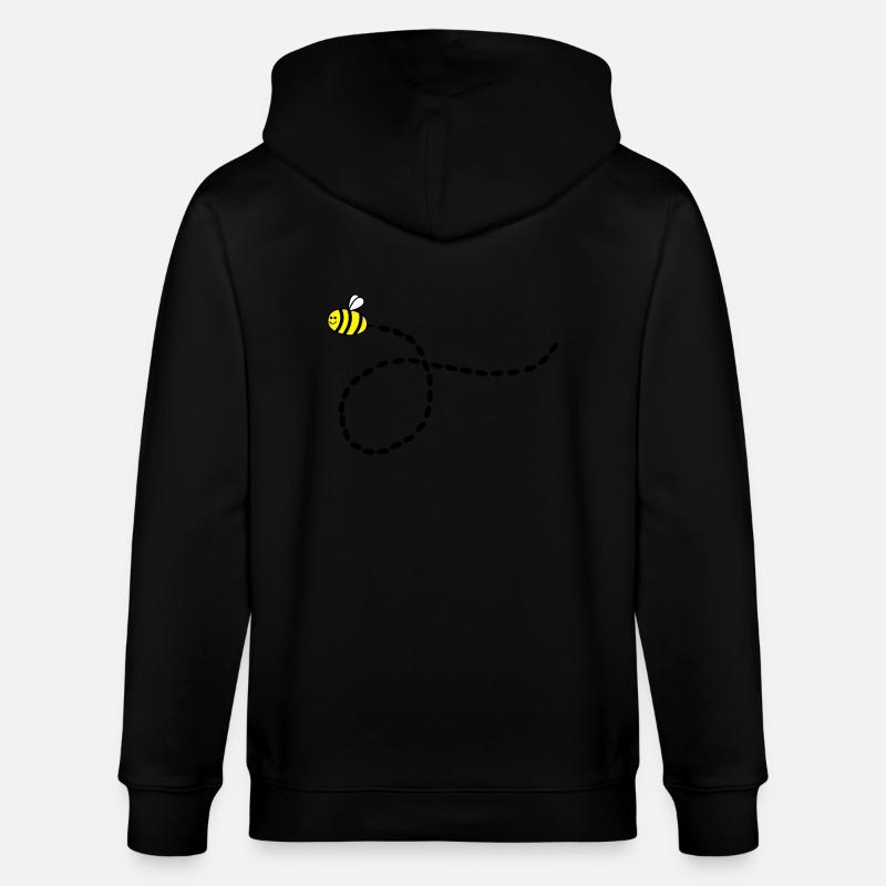 bee_01 - Veste à capuche bio CULTIVATOR Stanley/Stella Unisexe - noir
