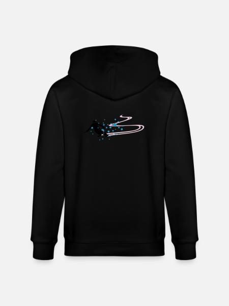 Sport - Skifahrer - Stanley/Stella Unisex Bio-Kapuzenjacke CULTIVATOR  - Schwarz