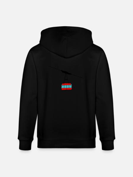 Gondel - Stanley/Stella Unisex Bio-Kapuzenjacke CULTIVATOR  - Schwarz