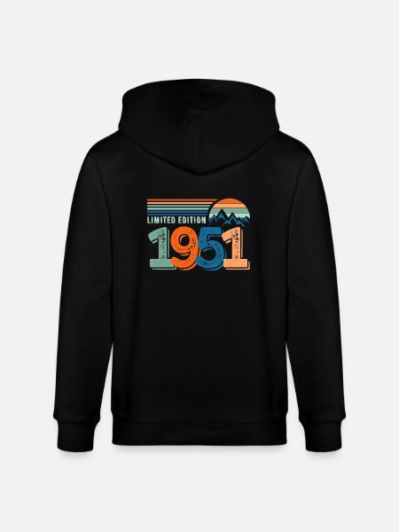 Limitierte Auflage 1951 - Stanley/Stella Unisex Bio-Kapuzenjacke CULTIVATOR  - Schwarz