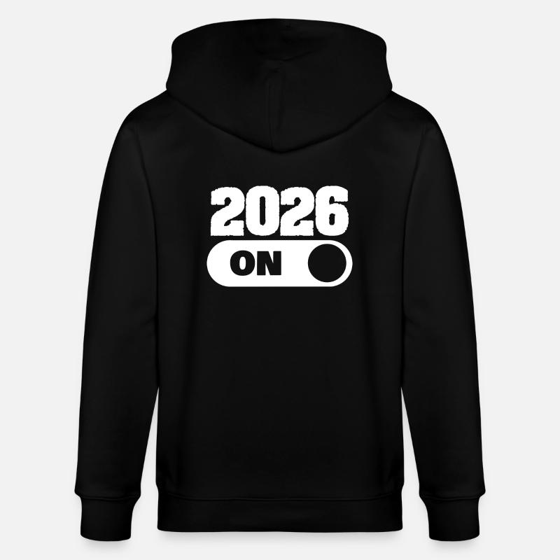 Année 2026 - Veste à capuche bio CULTIVATOR Stanley/Stella Unisexe - noir