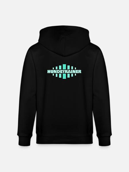 Geschenk für Hundetrainer - Stanley/Stella Unisex Bio-Kapuzenjacke CULTIVATOR - Schwarz