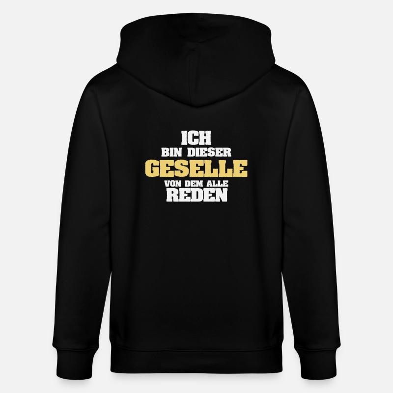 Compagnon comme profession - Veste à capuche bio CULTIVATOR Stanley/Stella Unisexe - noir