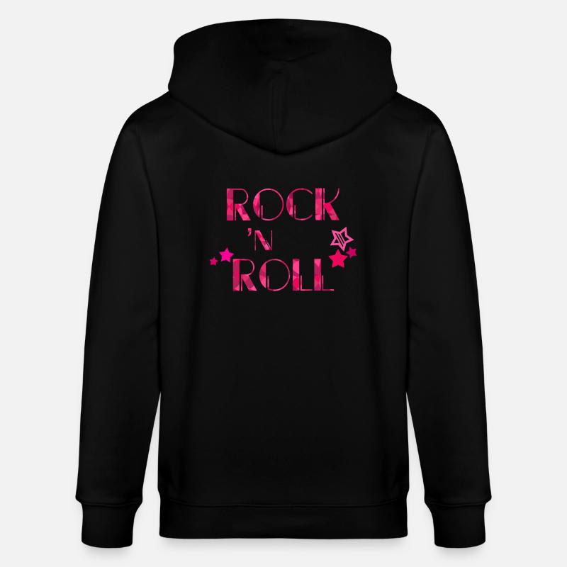 ROCK’N ROLL - Veste à capuche bio CULTIVATOR Stanley/Stella Unisexe - noir