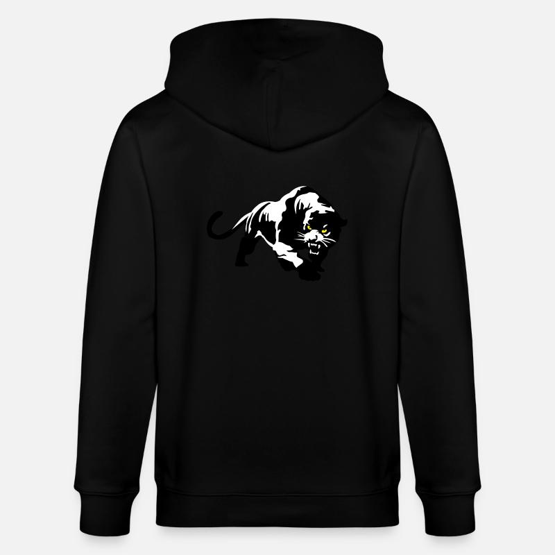 Panther - Veste à capuche bio CULTIVATOR Stanley/Stella Unisexe - noir