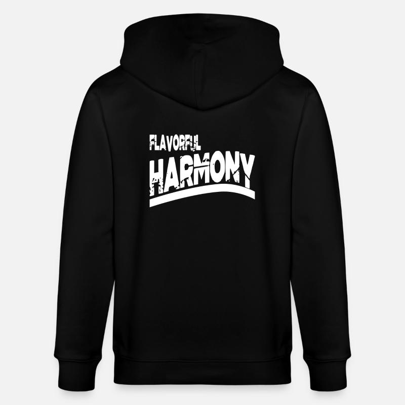 United We Stand Harmonious Unity - Stanley/Stella CULTIVATOR Unisex Organic Hooded Jacket - black