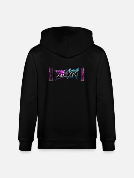 zocken - Stanley/Stella Unisex Bio-Kapuzenjacke CULTIVATOR - Schwarz