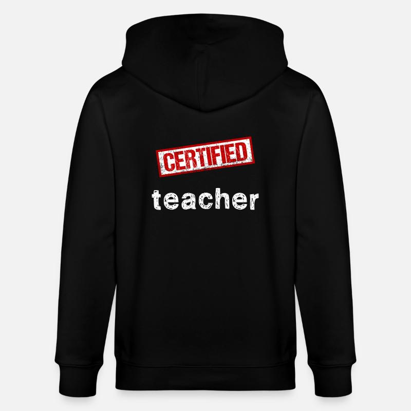 Enseignant - Veste à capuche bio CULTIVATOR Stanley/Stella Unisexe - noir