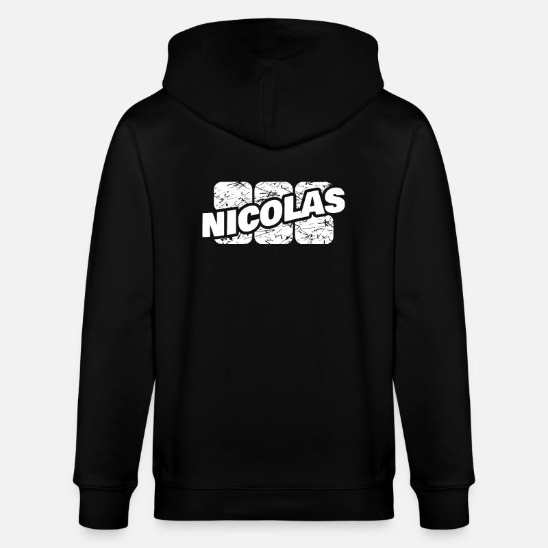 Cadeau pour Nicolas - Veste à capuche bio CULTIVATOR Stanley/Stella Unisexe - noir