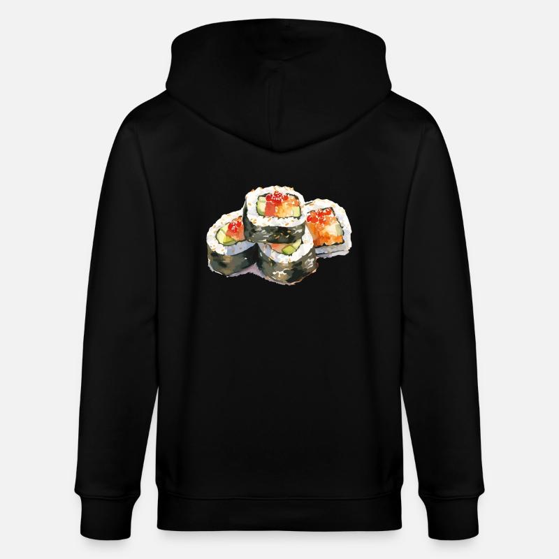 Nourriture pour sushis - Veste à capuche bio CULTIVATOR Stanley/Stella Unisexe - noir