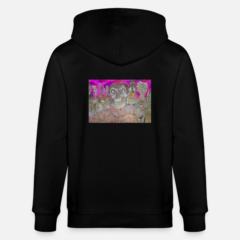 Dead Cities chapter 2 - Stanley/Stella Unisex Bio-Kapuzenjacke CULTIVATOR  - Schwarz