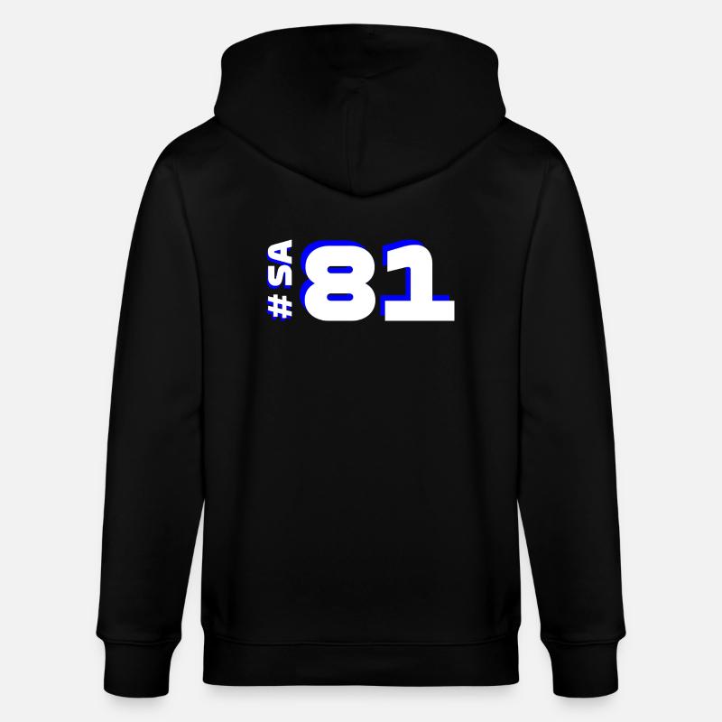 SA81 - Stanley/Stella Unisex Bio-Kapuzenjacke CULTIVATOR  - Schwarz