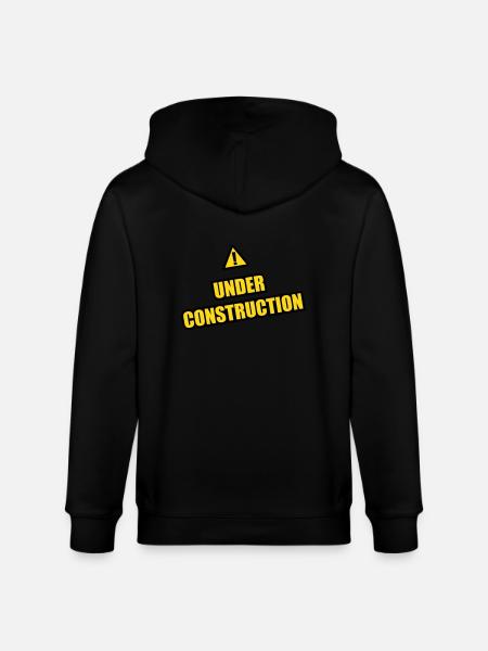 under construction - Stanley/Stella Unisex Bio-Kapuzenjacke CULTIVATOR - Schwarz