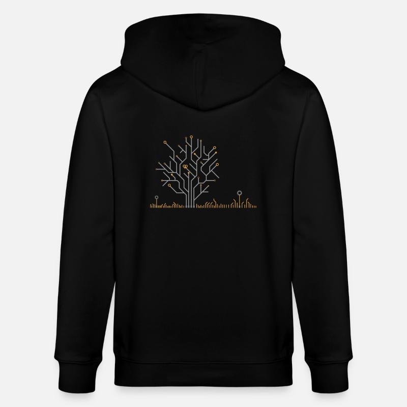 PCB Tree - Stanley/Stella Unisex Bio-Kapuzenjacke CULTIVATOR  - Schwarz