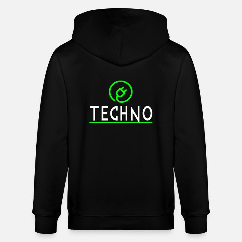 Techno - Stanley/Stella Unisex Bio-Kapuzenjacke CULTIVATOR  - Schwarz