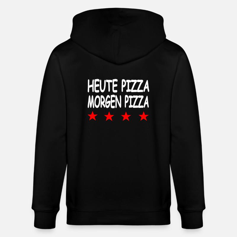 Pizza - Stanley/Stella Unisex Bio-Kapuzenjacke CULTIVATOR - Schwarz
