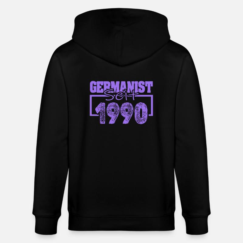 Studi 1990 - Stanley/Stella Unisex Bio-Kapuzenjacke CULTIVATOR  - Schwarz