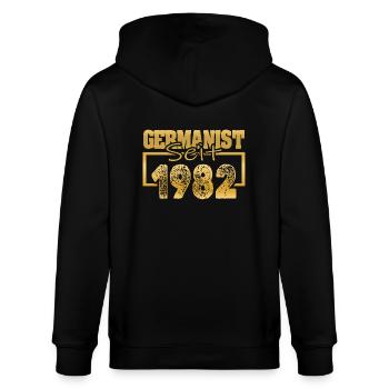 1982 - Stanley/Stella CULTIVATOR  Unisex Organic Hooded Jacket - black - Back - Anna (173cm)