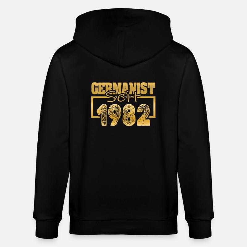 1982 - Stanley/Stella Unisex Bio-Kapuzenjacke CULTIVATOR  - Schwarz