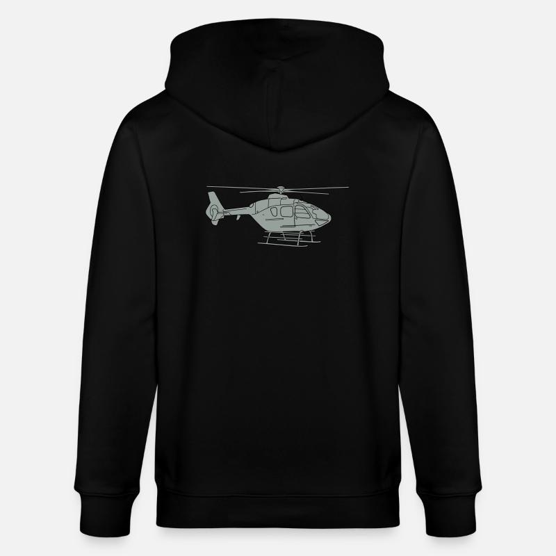 Hélicoptère 2 - Veste à capuche bio CULTIVATOR Stanley/Stella Unisexe - noir