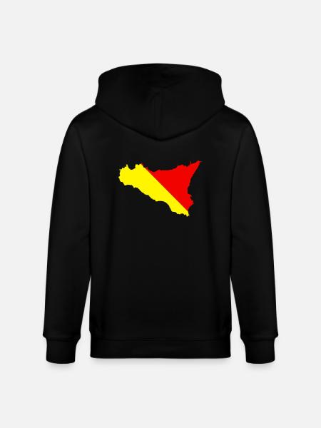 Sicile - Veste à capuche bio CULTIVATOR Stanley/Stella Unisexe - noir